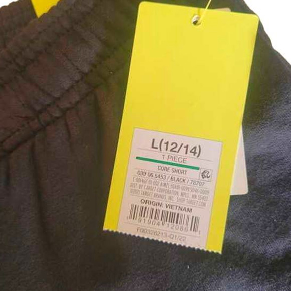 All in Motion Boys' Athletic Shorts, Size L (12/14), Black Core Shorts - Picture 3 of 3